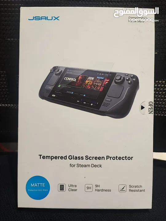 Steam Deck Tempered Glass Screen Protector جديد