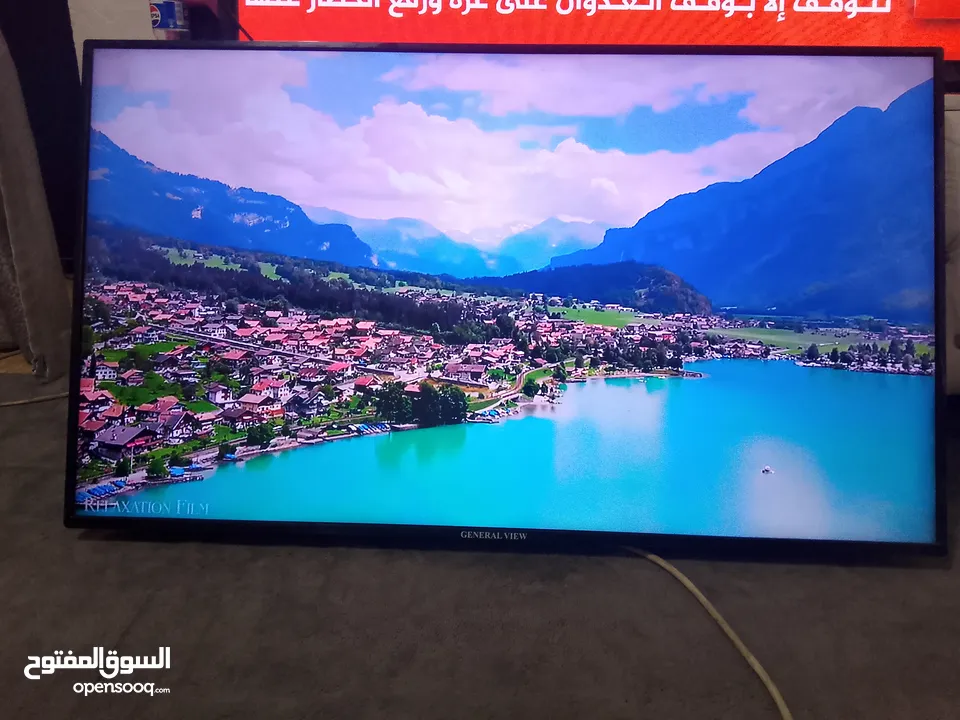 شاشتين حجم 50 انش فل سمارت 4k بحال الجديد سعر الواحد 125د