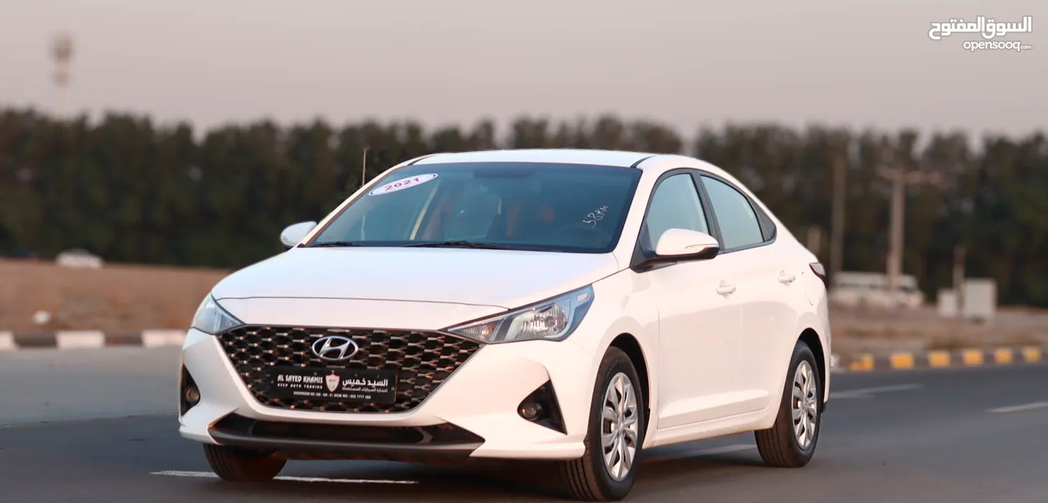 Hyundai Accent 1.6L 2021 , GCC, accident-free, in excellent condition 812 p.m