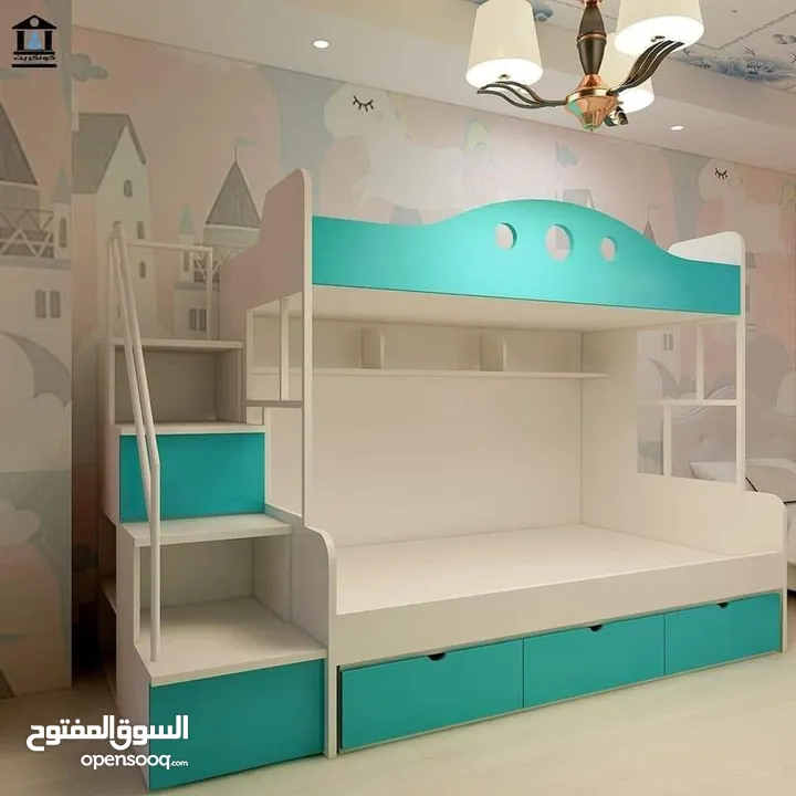 غرف نوم اطفال دورين فخامة في التصميم والعمل