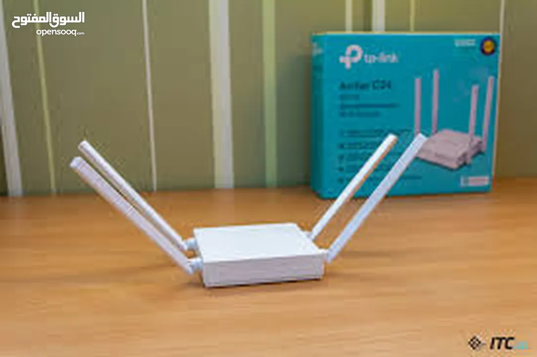 Dual-band Wi-Fi router tp-link archer c24 AC750 راوتر واي فاي تي بي لينك للانترنت 