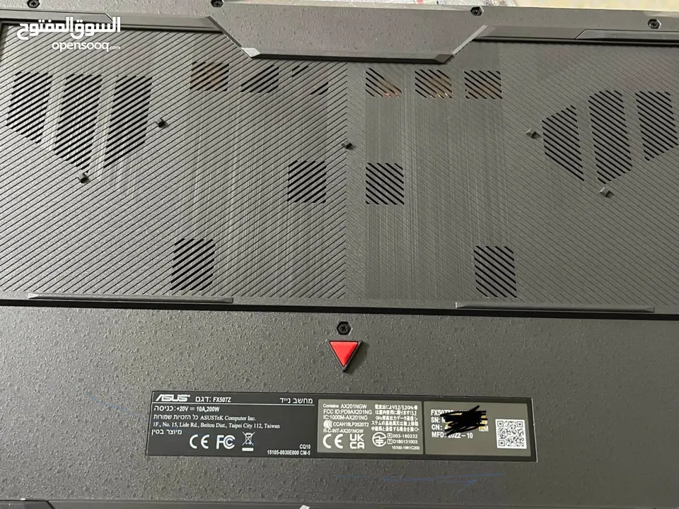لابتوب asua معالج Intel Core i7 الجيل 12 كرت شاشه RTX 3050 ti  16جيجابايت رام ونص تيرابايت SSD