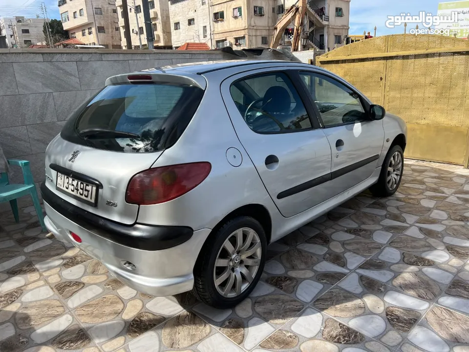 بيجو 206  1600cc  2005