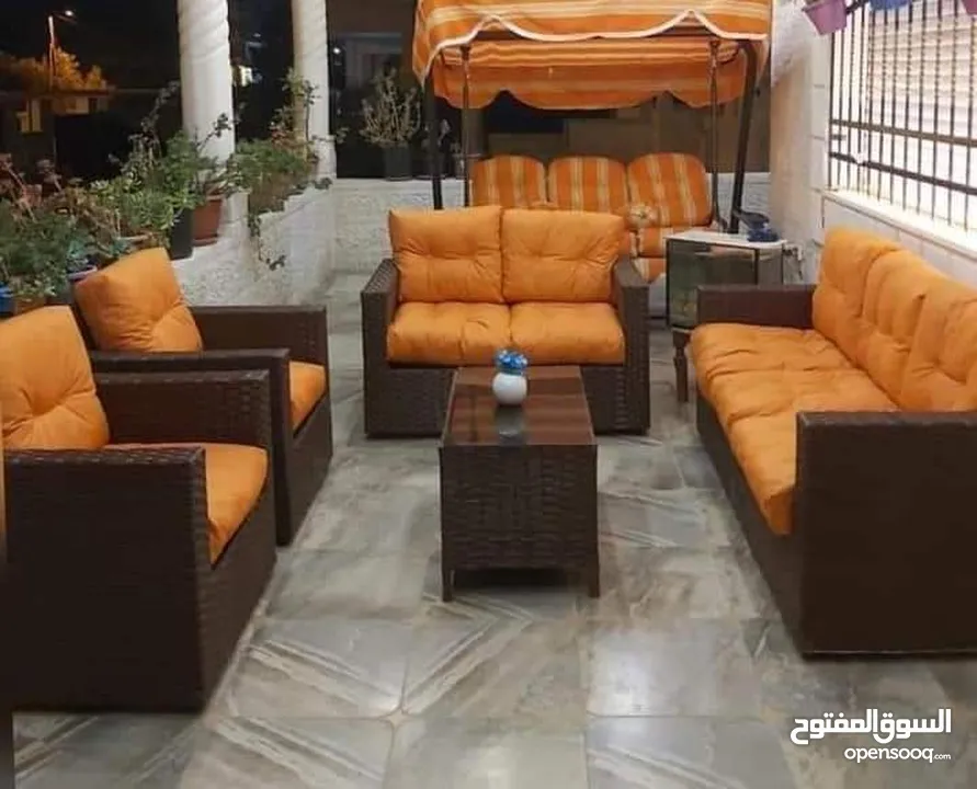 تفصيل اغطية و كفرات لاطقم الرتان والمراجيح الايطالي و عش البلبل والاثاث الخارجي من الشتاء والمطر