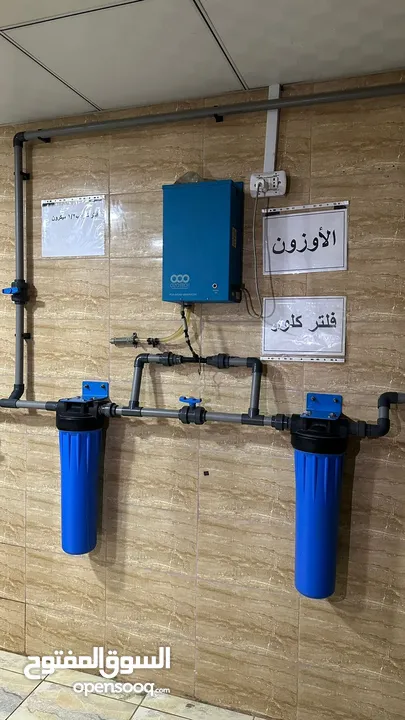 معدات محطة مياه استعمال بحال الجديد