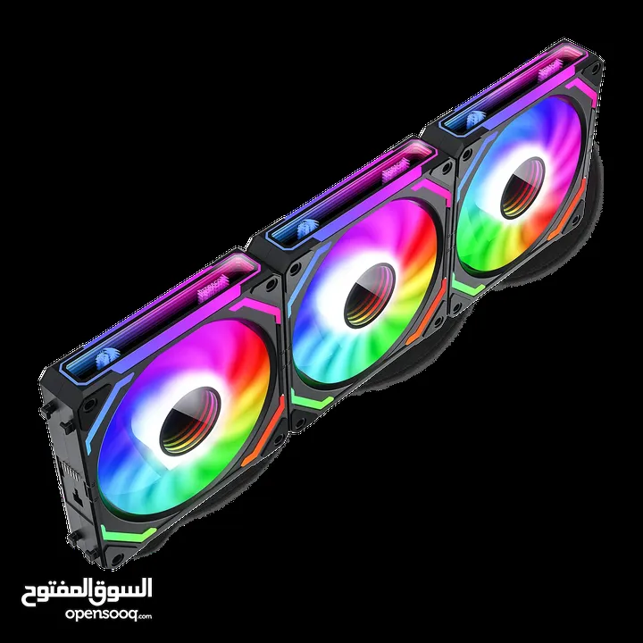 REDRAGON COOLING FAN GC-F012 مراوح كمبيوتر ARGB بسعر ناار ريدراجون أصلي