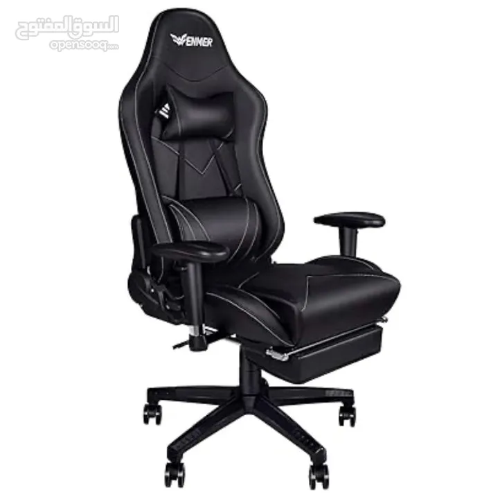 كرسي جيمينج Gaming chair مخصص للألعاب و الجلسات الطويلة قاعدة متحركة امكانيه التحكم بالظهر بسعر نار