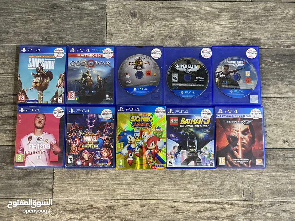 سيدهات بلايستيشن 4  CDs PlayStation