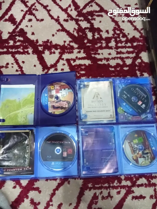 سيديهات بلايستيشن 4 للبيع او للبدل اقرأ الوصف مهم