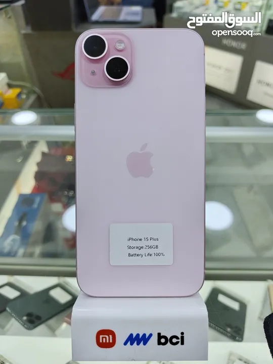 IPHONE 15 PLUS (256GB) USED /// جهاز ايفون 15 بلس ذاكرة 256 مستعمل وكاله