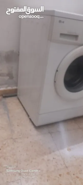 غسالة ال جي بحال جيده شغاله ميه بل ميه 7 كيلو
