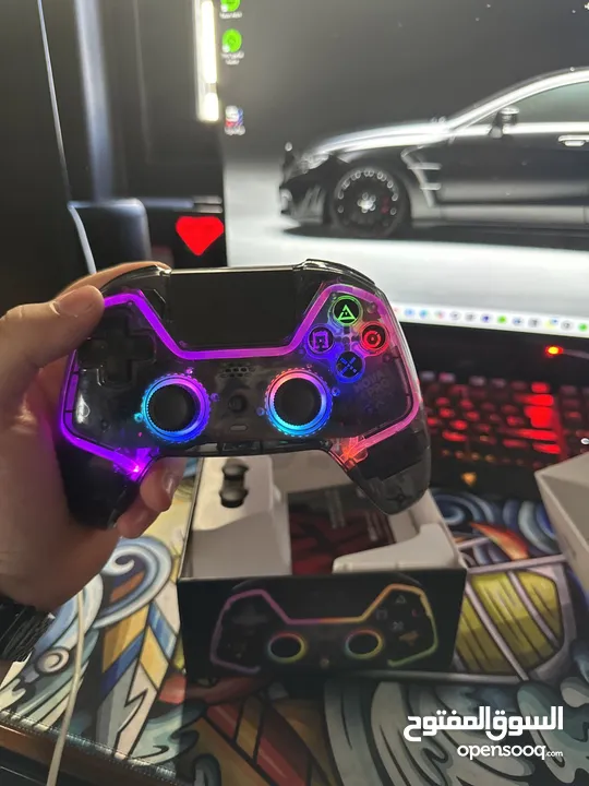 يد احترافيه 2024 rgb كبسات خلفيه وتغير عجم الجير.