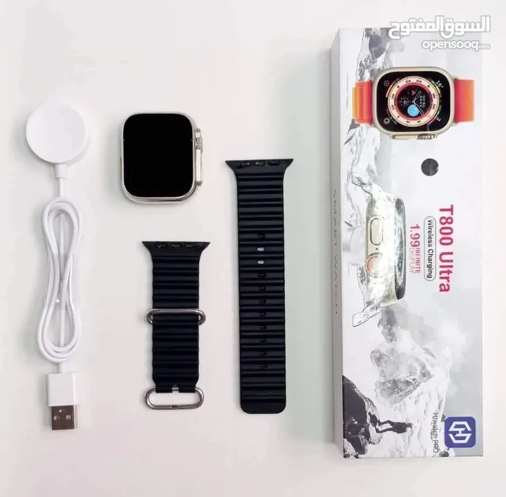 ساعه ذكيه الترا شبيه ساعه ابل Ultra smart watch similar to Apple Watch