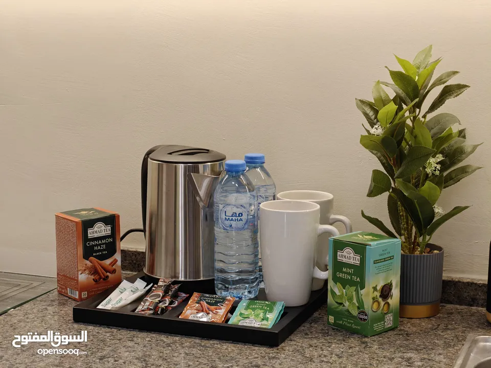 أجنحة فندقية للايجار للعائلات بموقع حيوي و مميز السابع