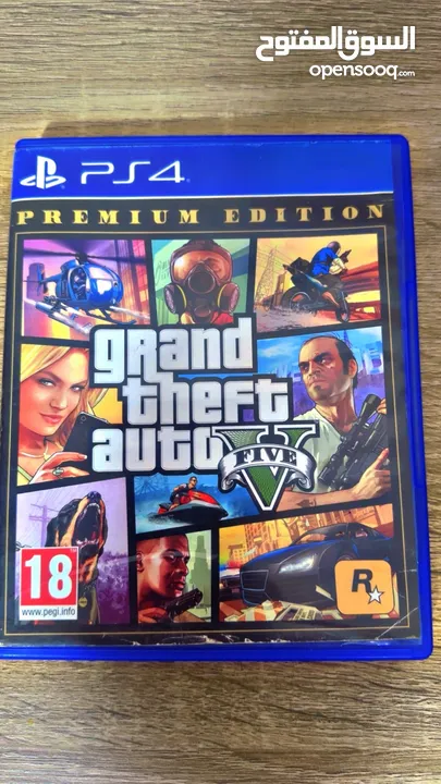 GTA 5 سيدي بلاستيشن4  بحالة ممتازة