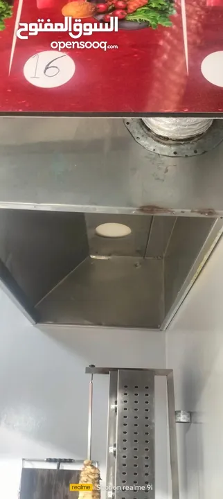 عدة مطعم شاورمت وبروست مستعمله