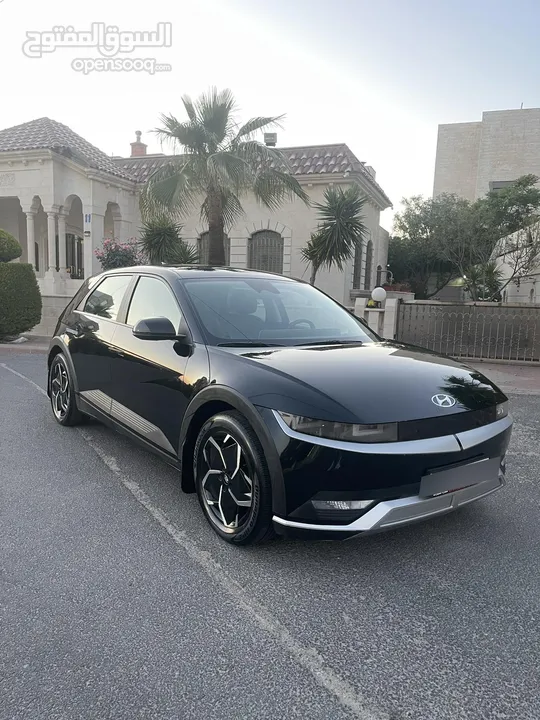 هيونداي ايونيك 5 2022 كهربا فحص كامل وارد كوريا  عداد قليل تقطع 500 بالشحنة البطارية  بحالة الوكالة