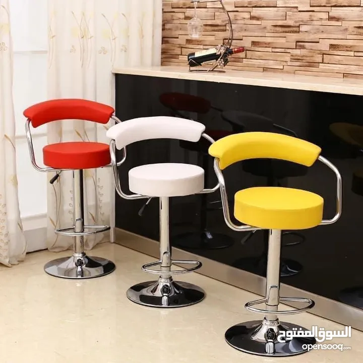 كرسي بار ستول Modern ستيل بالكامل جلد ومتوفر بعدة الوان عرض والكمية محدودة