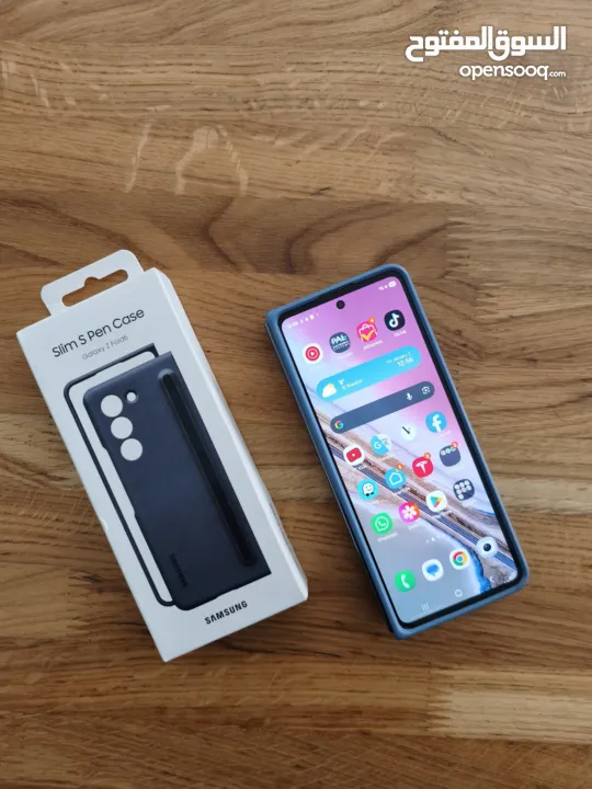 جهاز سامسونج فولد 5 مع كفرين سامسونج اصلي