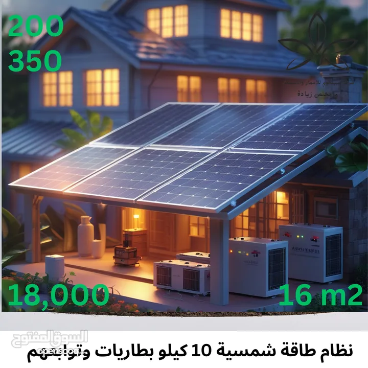 مقاولات طاقة شمسية كهرباء جبصين دهان