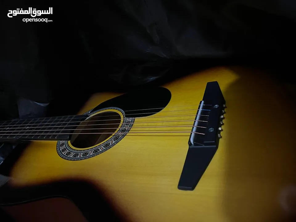 جيتار خشبي اصلي JIXING  Acoustic Guitar Linden Wood