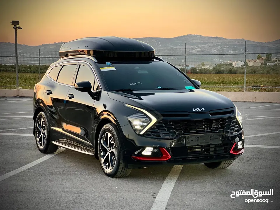 كايا سبورتاج  GT Line/2022 فل بدون فتحة سقف  2x4 ///240Hp بنزين + كهرباء  ( Haybrid) 1600cc