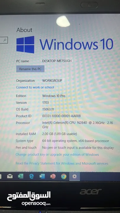 acer windows 10pro