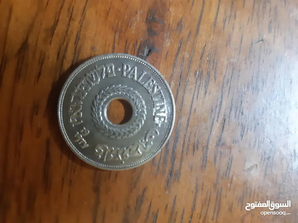 عمله من النحاس والنيكل فلسطينيه نادرة 1927