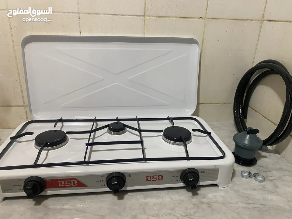 New portable stove easy to use very light weight with tools (2 meter pipe, cylinder head, & 2 clips