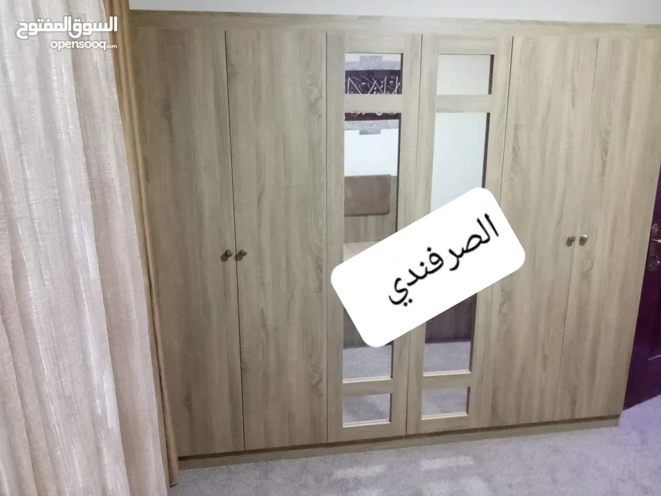 خزائن ملابس خشب لامنيت 18م الون حسب الطلب جميع المقاسات مع إمكانية تغير الون