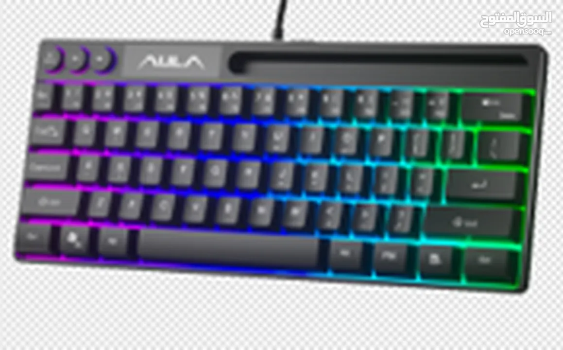 كيبورد جيمنغ مضيئ احترافي لكل الجيمرز اصلي Aula Keyboard F3061 Gaming RGB Lights OG