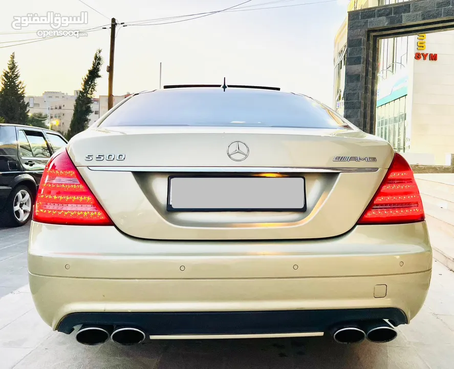 مرسيدس s500  مواصفات مميزه فحص كامل