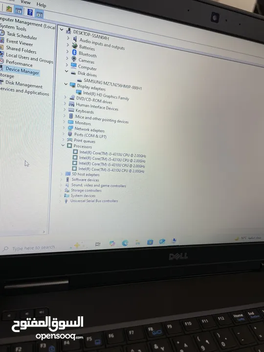 لابتوب حجم كبير كامل 149 Core i5 بحالة لجديد RAM 8.00 HARD 256SSD
