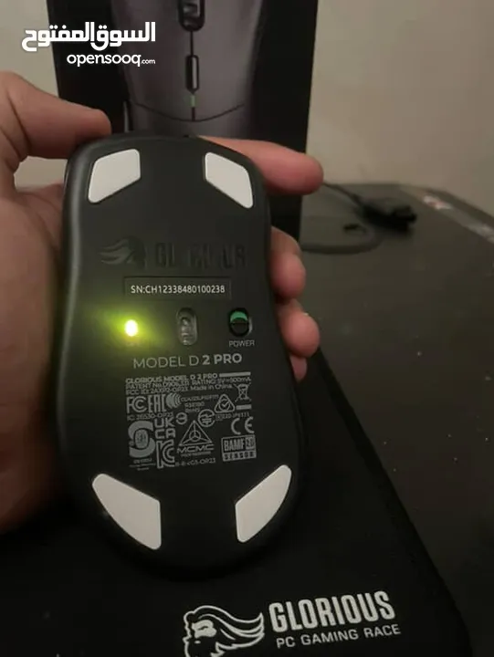 Glorious Model D 2 PRO Wireless 2.4GHz Wireless 1ms delay 100M clicks 60G Ultralight Long Battery Li