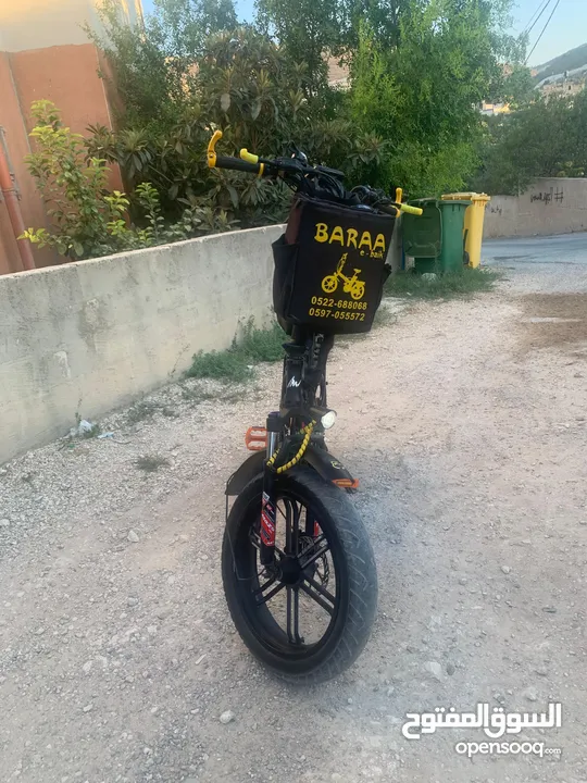 بسم الله موجود بسكليت كهربا عجل عريض جنط مغنيسيوم بسكليت نضيف وحالتو جديده مستعمل مش مهيون بطاريه 48