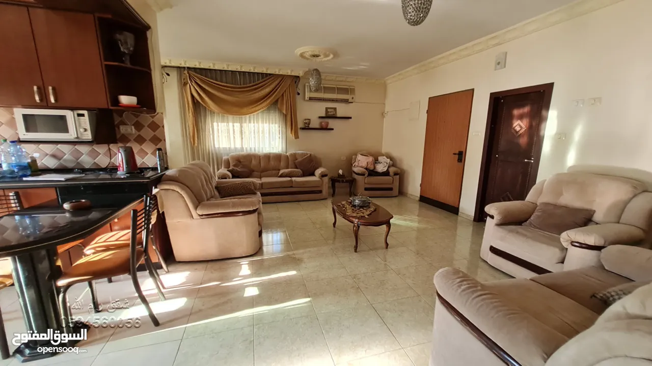 شقة مفروشة للإيجار – رام الله / شارع يافا – قريبة من وسط البلد