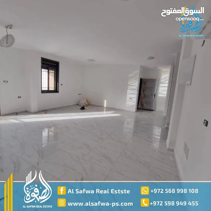 شقق مميزة للايجار غير مفروش جديده لم تسكن بعد - ام الشرايط - قرب قاعات دير طريف - جديدة تشطيب مميز