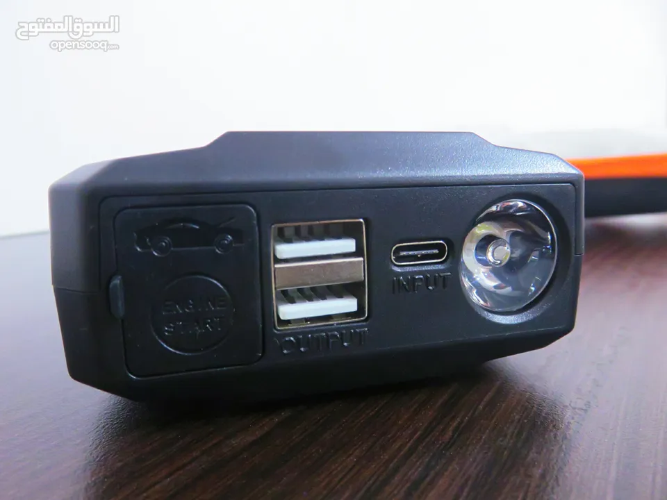 باوربانك طوارئ 12 فولت لتشغيل المركبات المتعددة وشحن الموبايل 12v emergency car jump starter