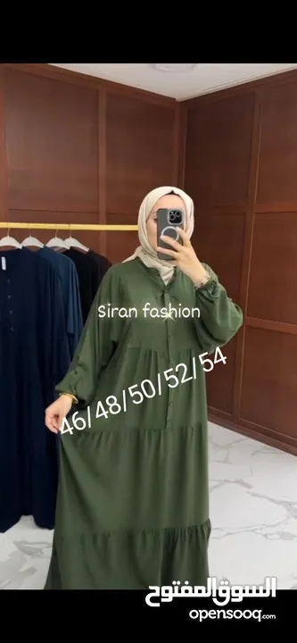 فستان تركي كريب ماركة anila moda