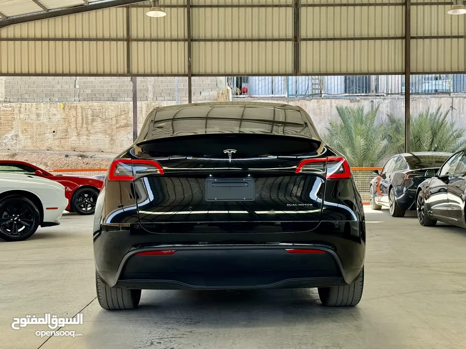 Tesla Model Y 2023 ( LONG RANGE DUAL MOTOR ) , 22 الف مايل ، فحص كامل ، ايرباج مغلق