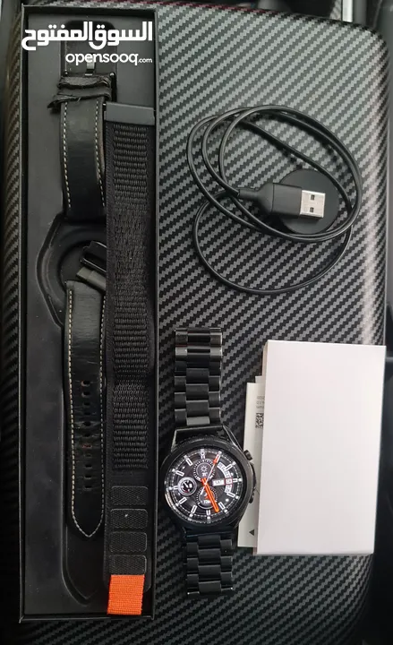 samsung watch 3 45 mm black  ساعه سامسونج الذكيه