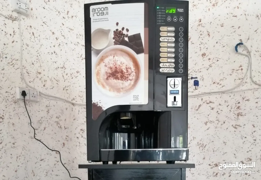 ماكينة نسكافيه و كابتشينو و قهوة و مشروبات ساخنة