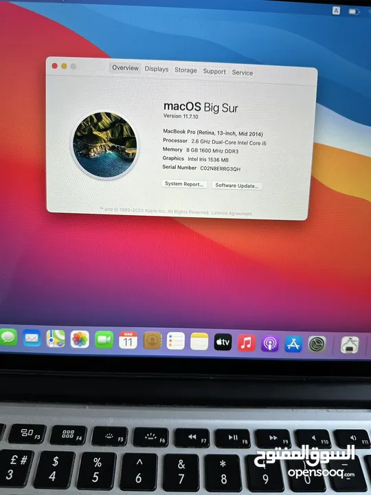 MacBook Pro (Retina13-inch 2015) used like new core i 5