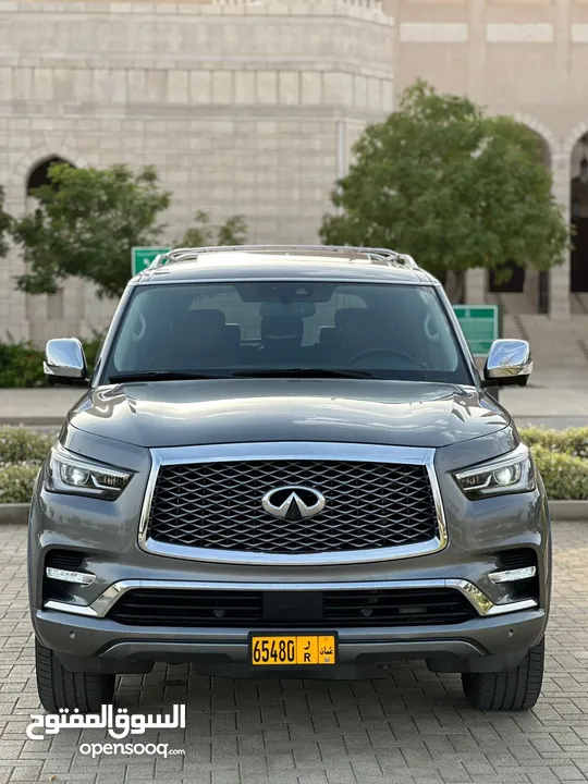 إنفينيتي QX80 2019  فول مواصفات بنظافة مميزة