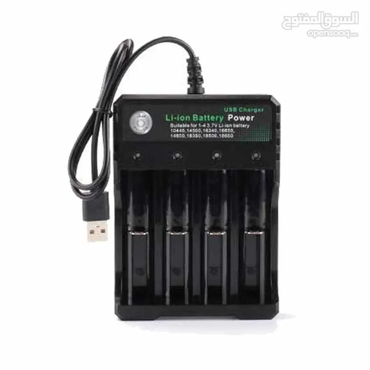 شاحن بطاريات 18650 Rechargeable Li-Ion Battery