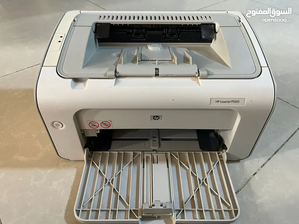 طابعه hp laserjet p1005 مستعمله بحاله الوكاله