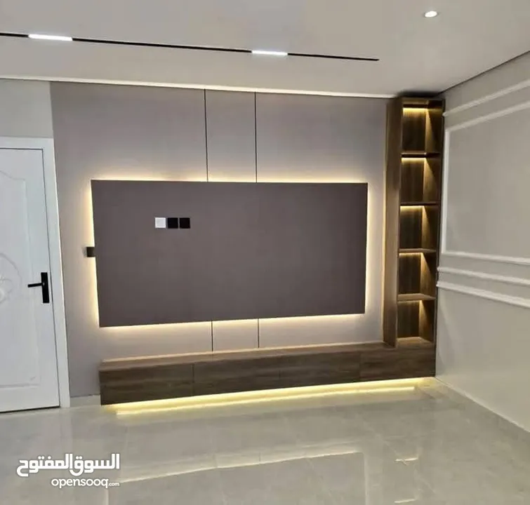 ورق جدران والشيبورد وبانوهات وجبسن بورد وبانوهات والدهان وبديل الخشب وبديل الحجر والقرميد والفاير بل