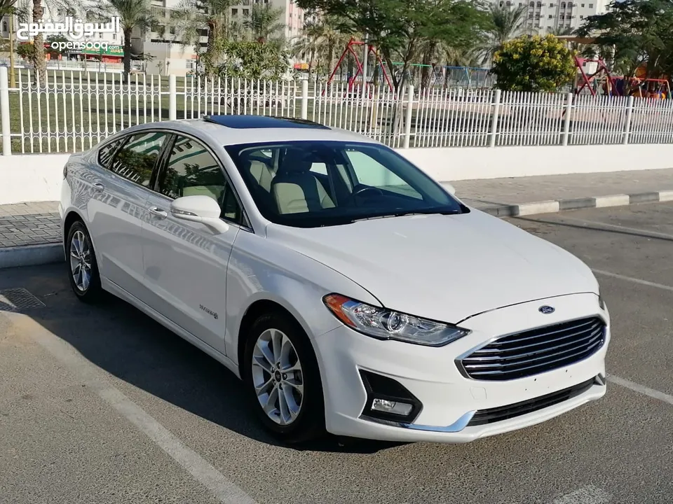 Ford Fusion Hybrid 2019 فورد فيوجن فل مواصفات هايبرد بحالة الوكالة