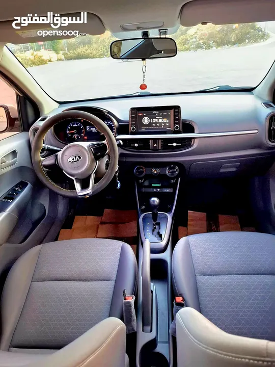 كيا بكانتو 2020 عداد قليل 39 دهان الشركه بل كامل