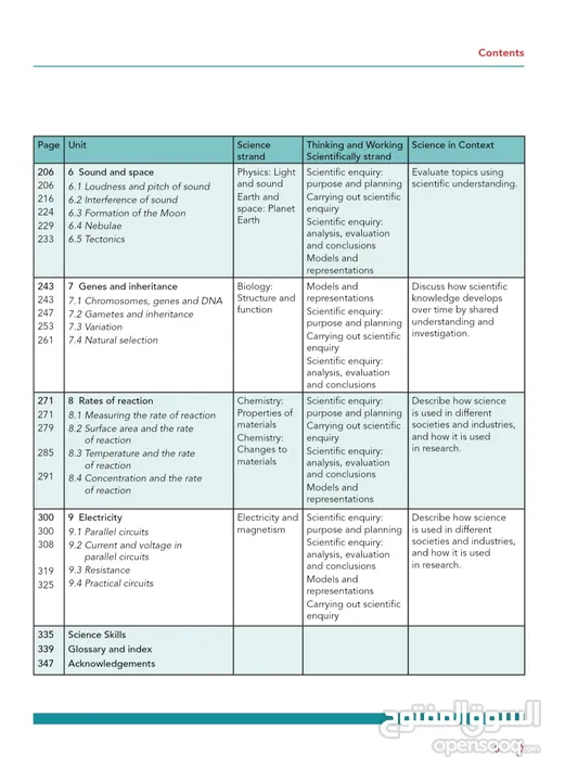 Cambridge Lower-Science Grade 9 Book and Workbook. 40 OMR